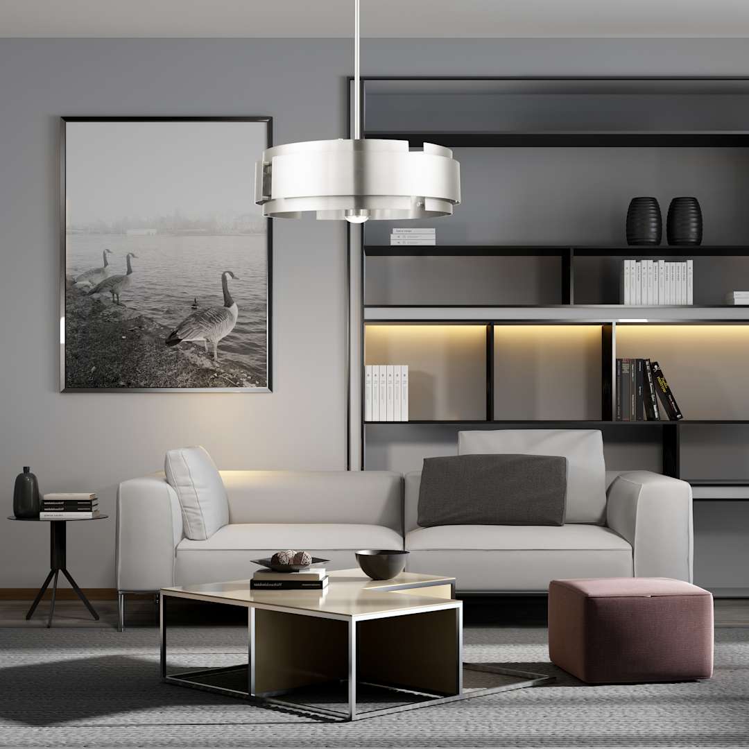 Varick 5 Light 22" Wide Drum Chandelier