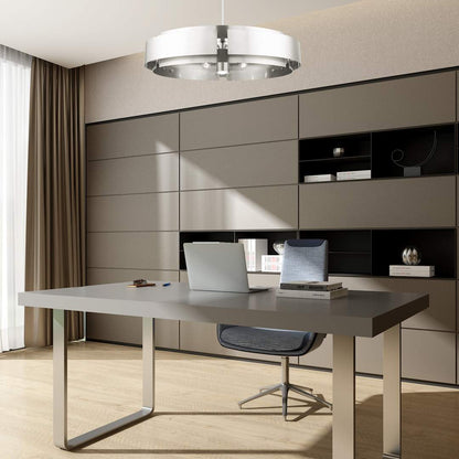 Varick 7 Light 34" Wide Drum Chandelier