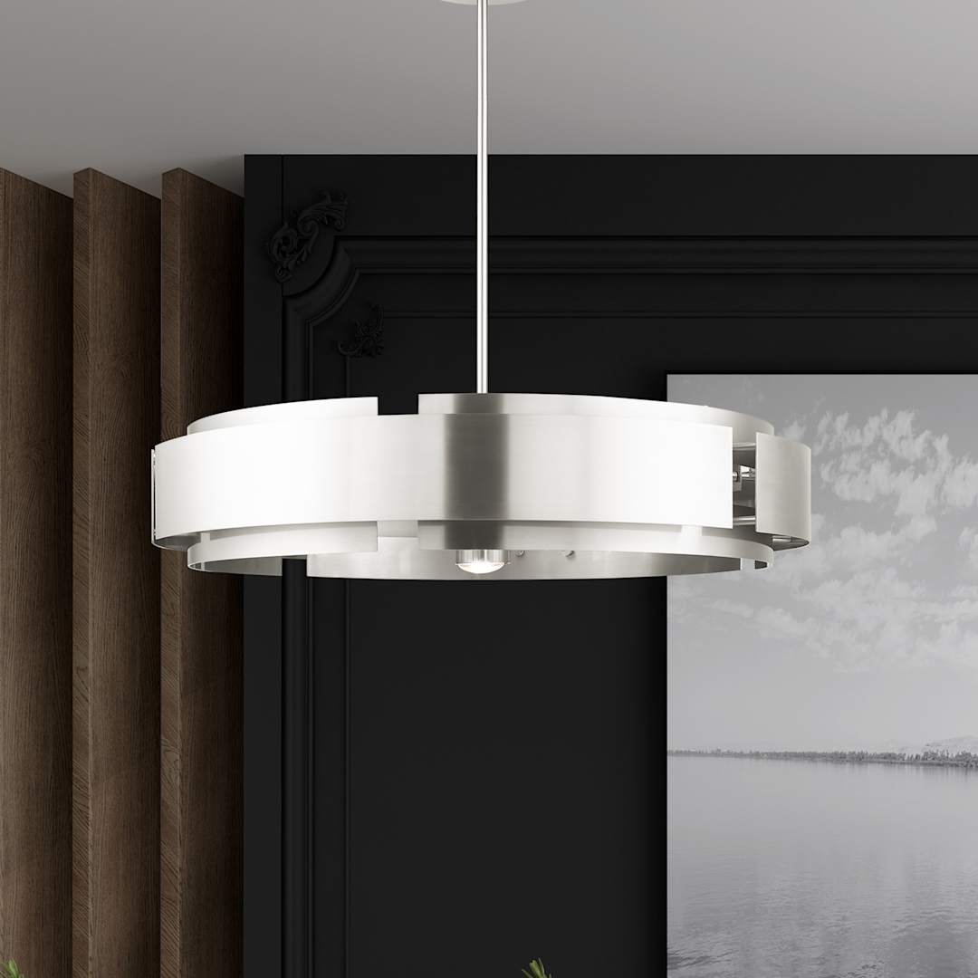 Varick 7 Light 34" Wide Drum Chandelier