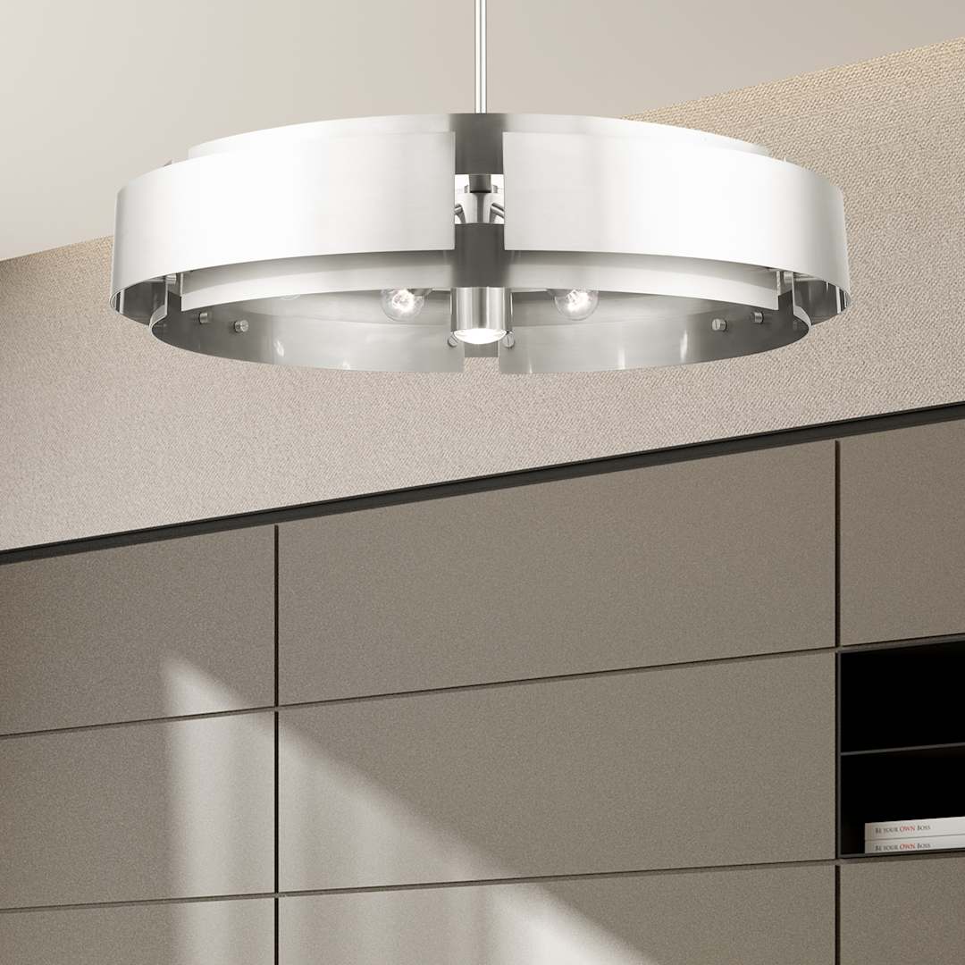 Varick 7 Light 34" Wide Drum Chandelier