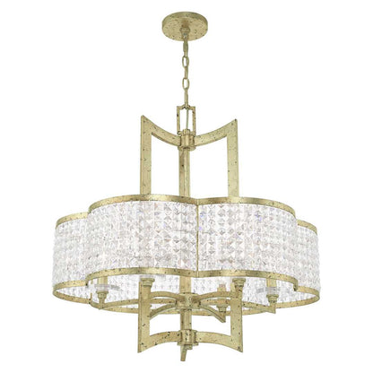 Grammercy 6 Light 26" Wide Single Chandelier with Clear Crystal Diffusers