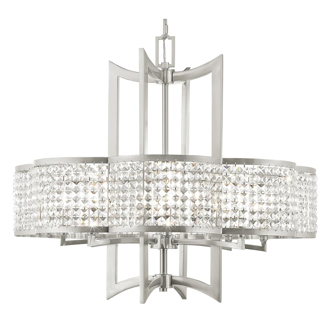 Grammercy 8 Light 1 Tier Crystal Chandelier