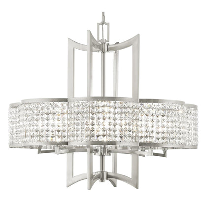 Grammercy 8 Light 1 Tier Crystal Chandelier