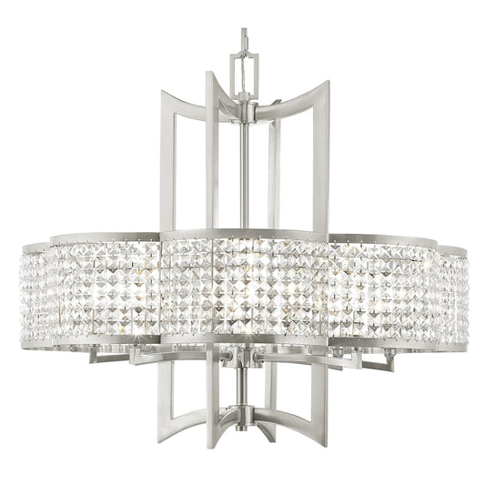 Grammercy 8 Light 1 Tier Crystal Chandelier