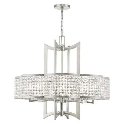 Grammercy 8 Light 1 Tier Crystal Chandelier