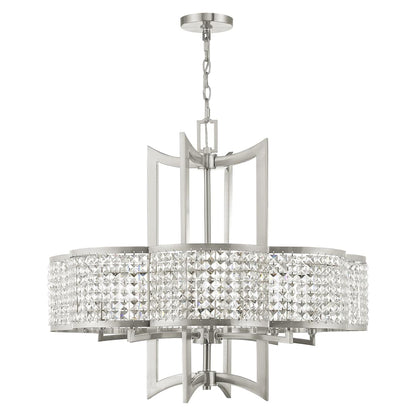 Grammercy 8 Light 1 Tier Crystal Chandelier