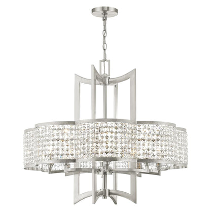 Grammercy 8 Light 1 Tier Crystal Chandelier
