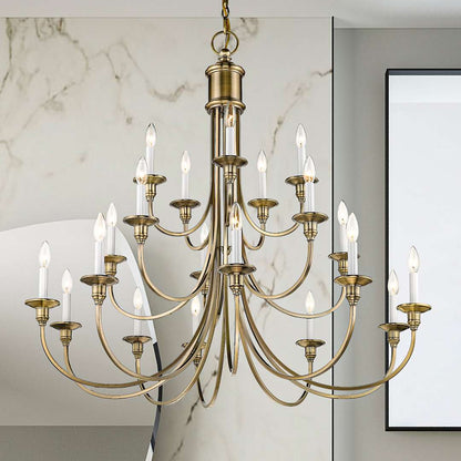 Cranford 20 Light 3 Tier Chandelier