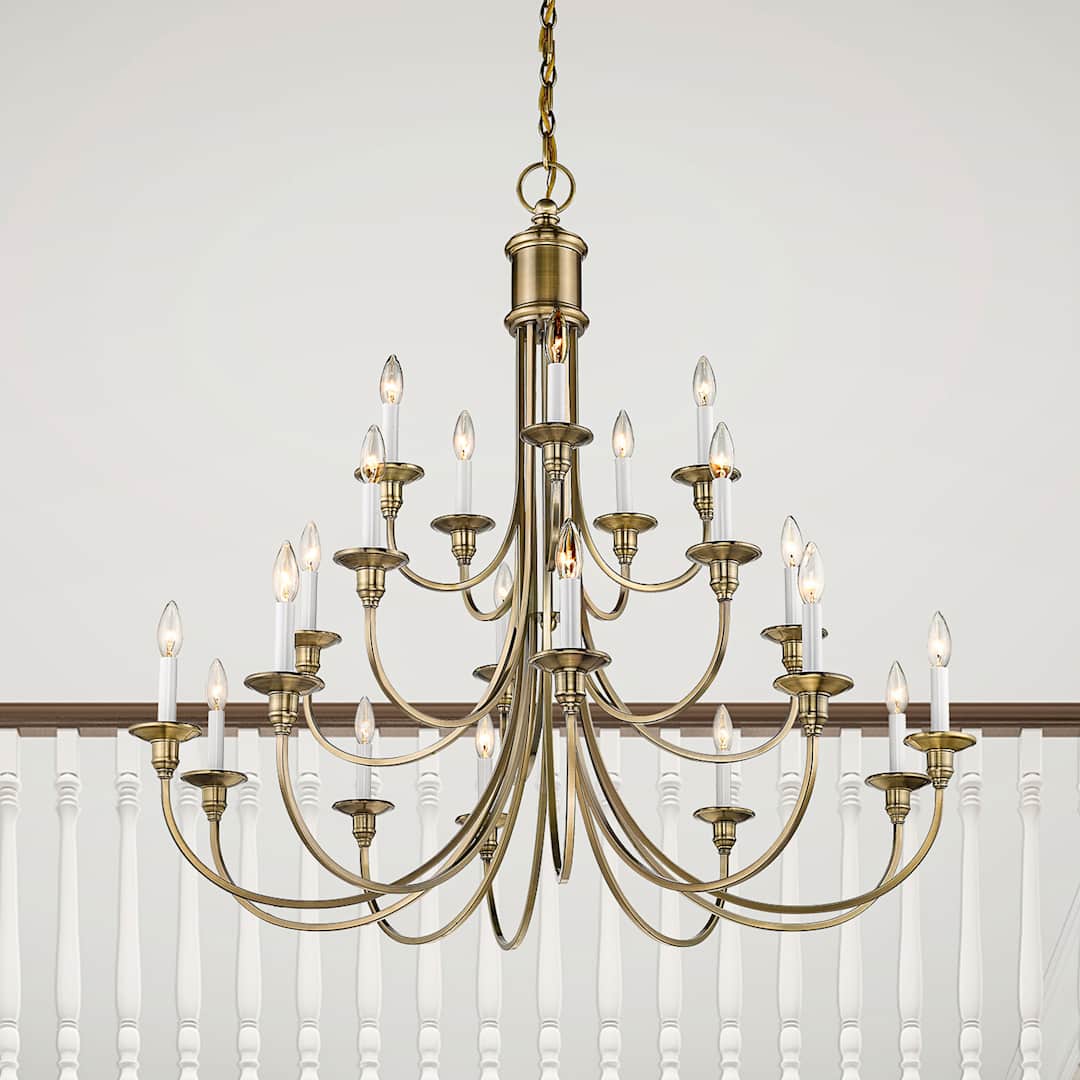 Cranford 20 Light 3 Tier Chandelier