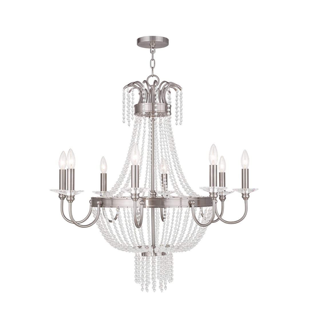 Valentina 8 Light 1 Tier Chandelier