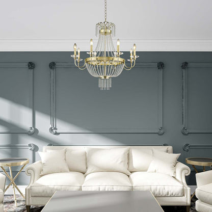Valentina 8 Light 1 Tier Chandelier
