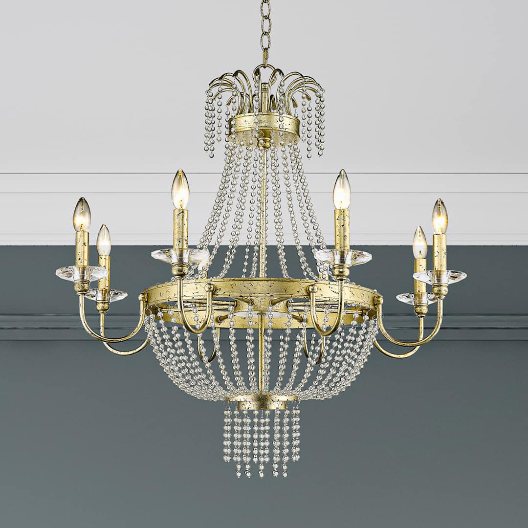 Valentina 8 Light 1 Tier Chandelier
