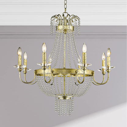 Valentina 8 Light 1 Tier Chandelier