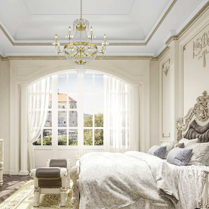 Valentina 8 Light 1 Tier Chandelier