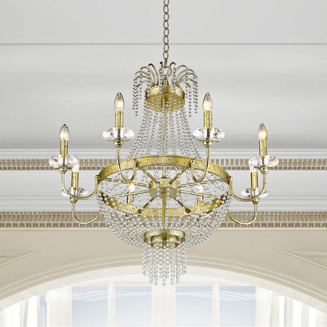 Valentina 8 Light 1 Tier Chandelier
