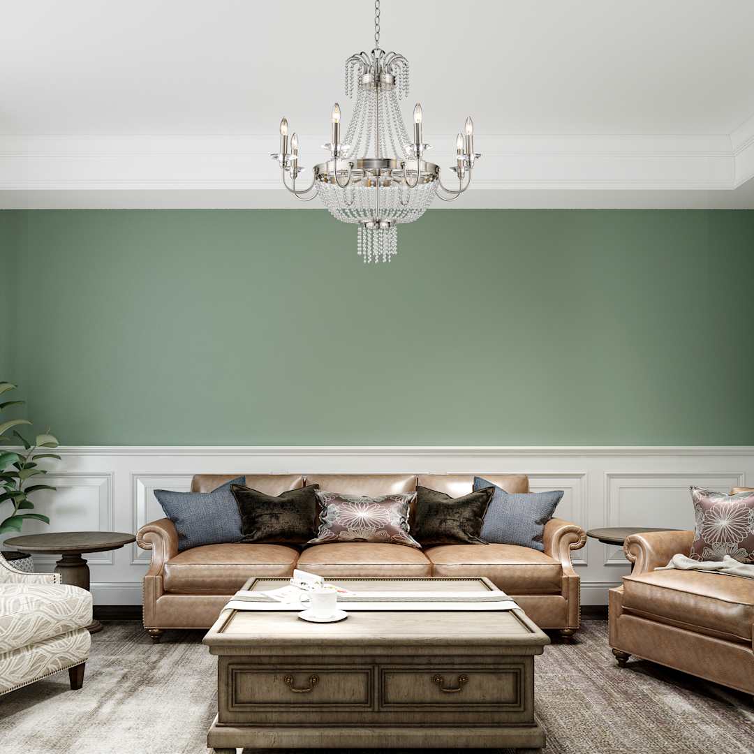 Valentina 8 Light 1 Tier Chandelier