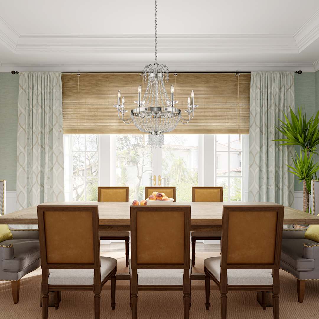 Valentina 8 Light 1 Tier Chandelier