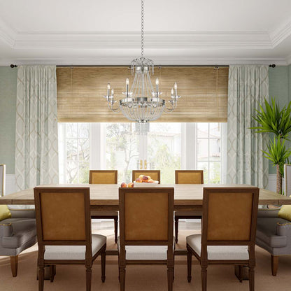 Valentina 8 Light 1 Tier Chandelier