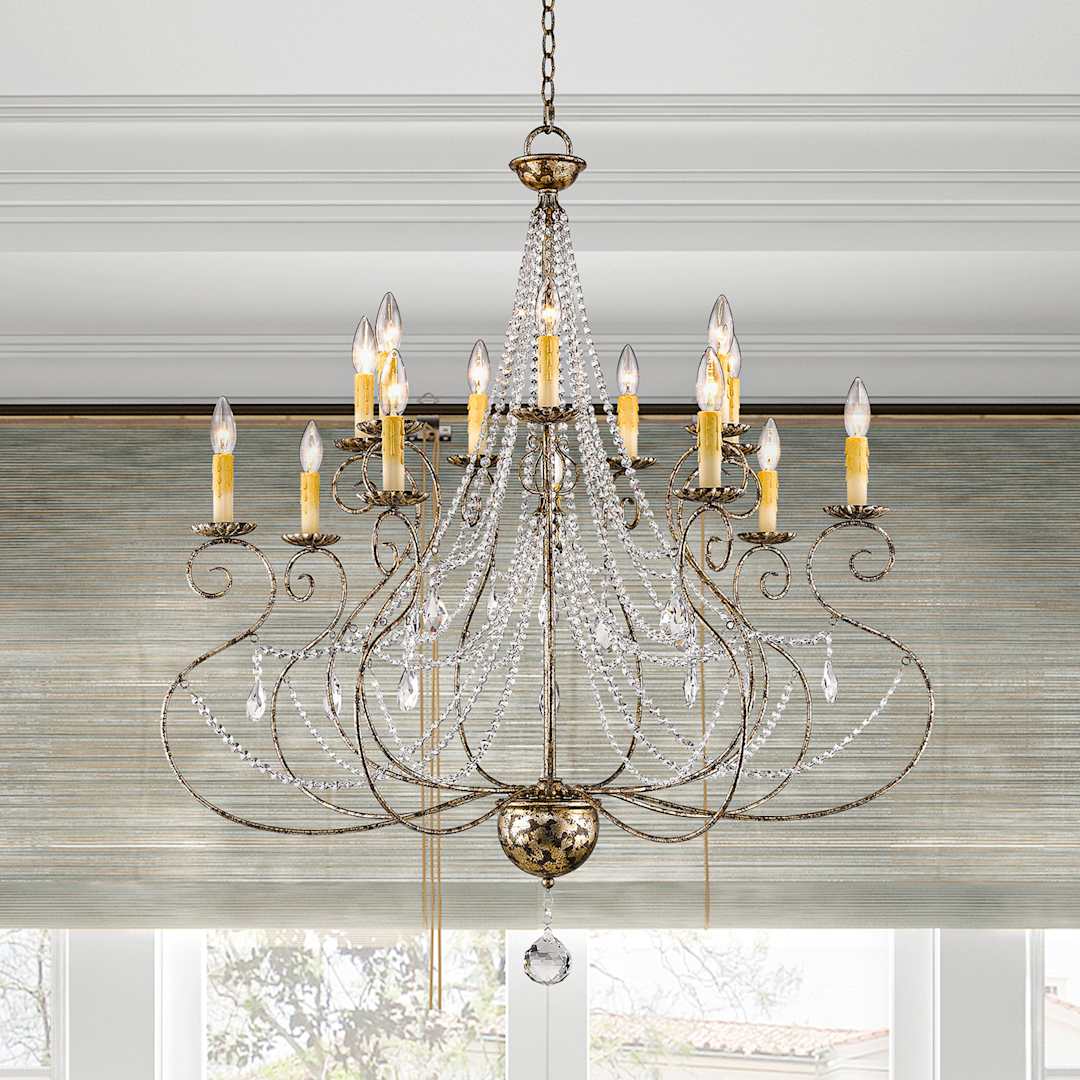Isabella 14 Light 2 Tier Chandelier