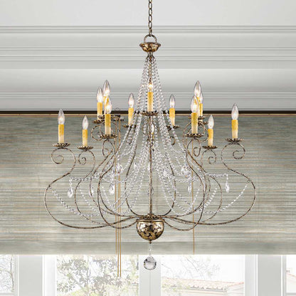 Isabella 14 Light 2 Tier Chandelier