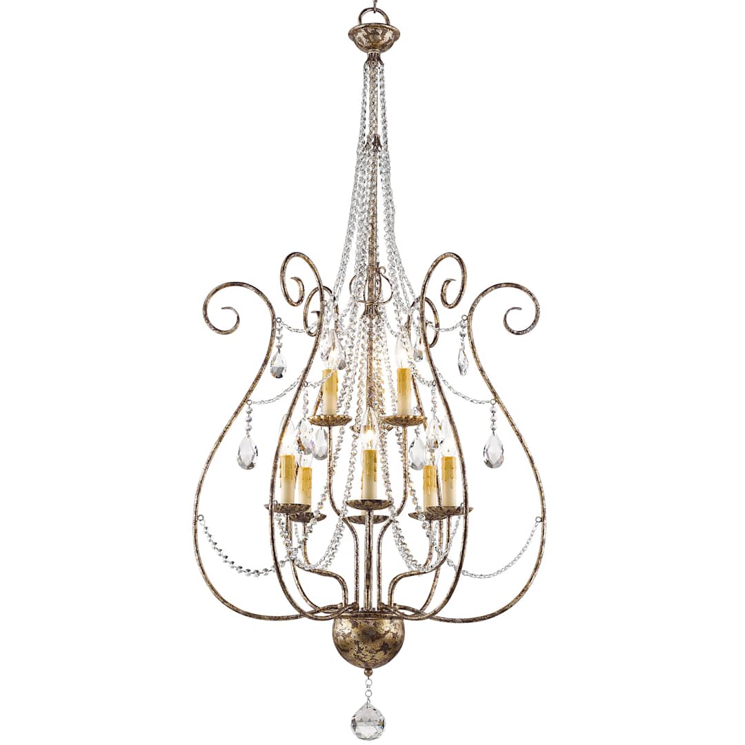 Isabella 9 Light 2 Tier Chandelier