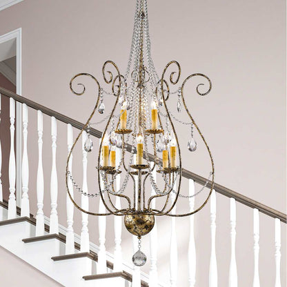 Isabella 9 Light 2 Tier Chandelier