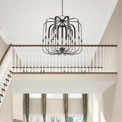 Addison 15 Light 42" Wide Taper Candle Chandelier