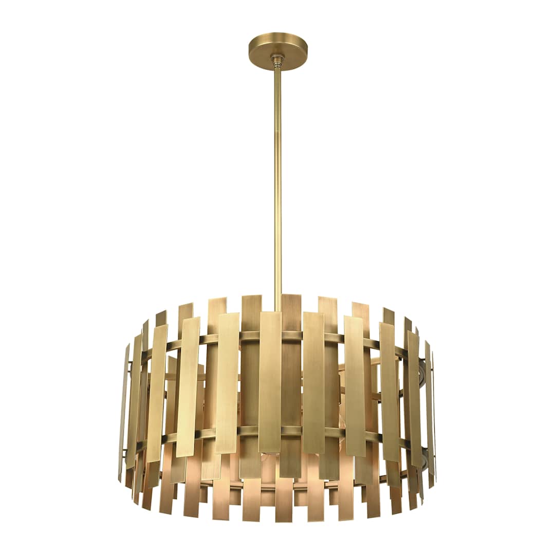 Greenwich 6 Light 24" Wide Drum Chandelier