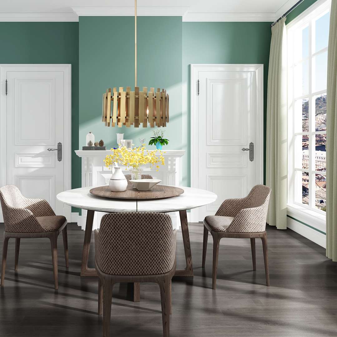 Greenwich 6 Light 24" Wide Drum Chandelier