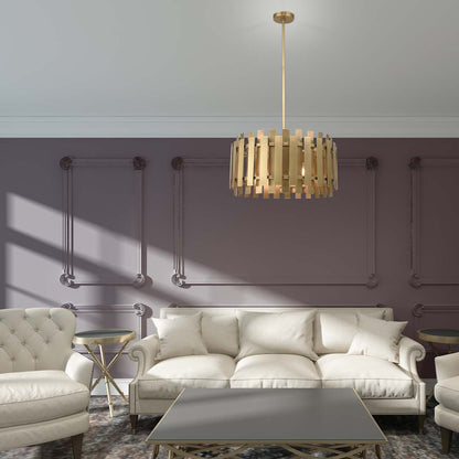 Greenwich 6 Light 24" Wide Drum Chandelier