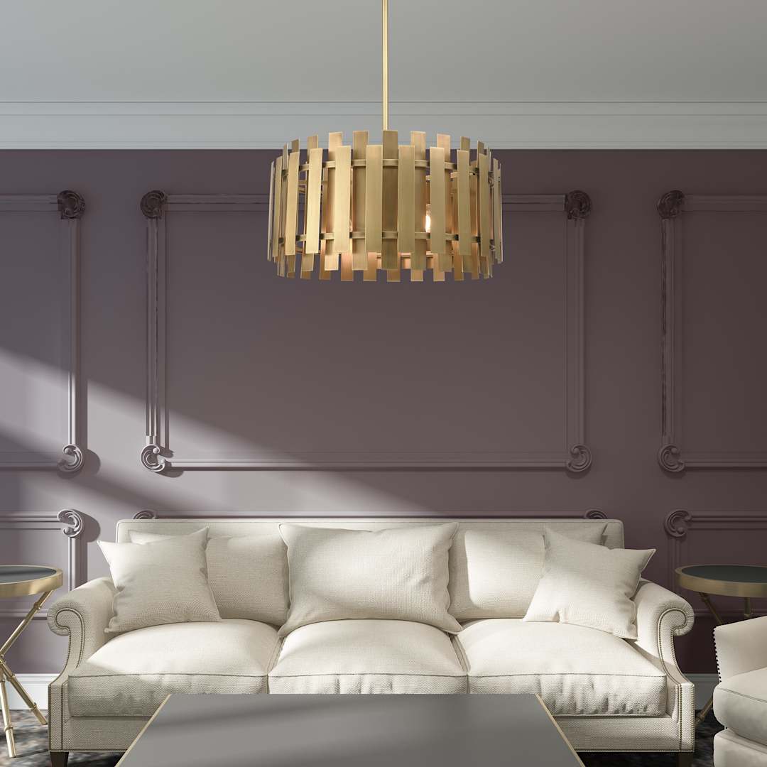 Greenwich 6 Light 24" Wide Drum Chandelier