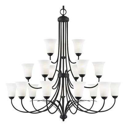 Ridgedale Up Lighting 3 Tier Chandelier with 18 Lights