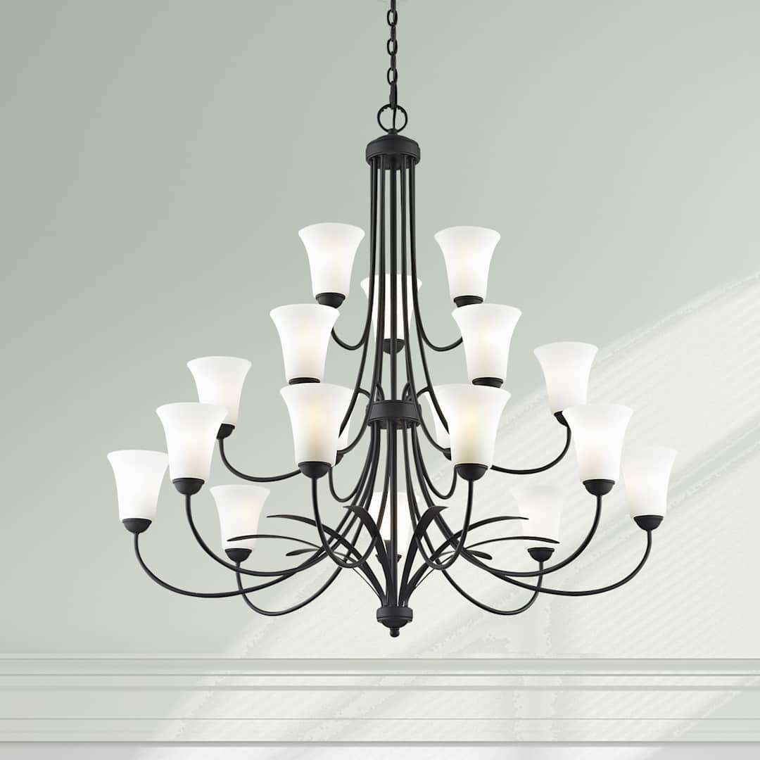 Ridgedale Up Lighting 3 Tier Chandelier with 18 Lights