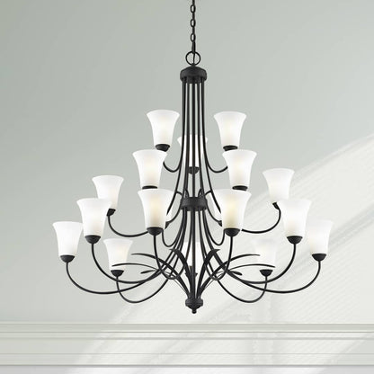 Ridgedale Up Lighting 3 Tier Chandelier with 18 Lights