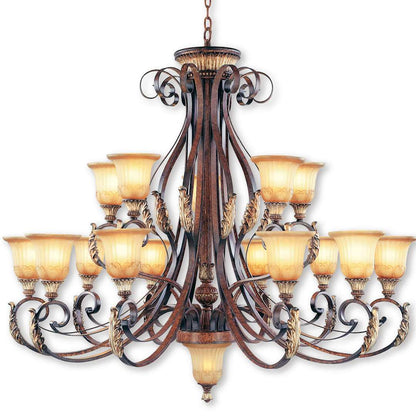 Villa Verona 15 Light 2 Tier Chandelier