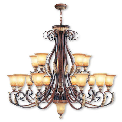 Villa Verona 15 Light 2 Tier Chandelier