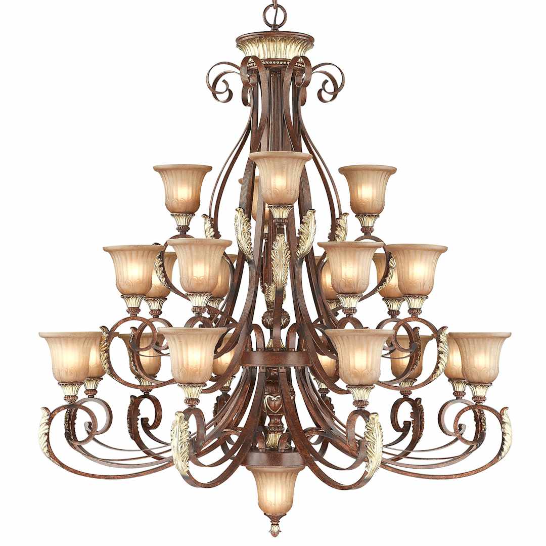 Villa Verona 22 Light 3 Tier Chandelier