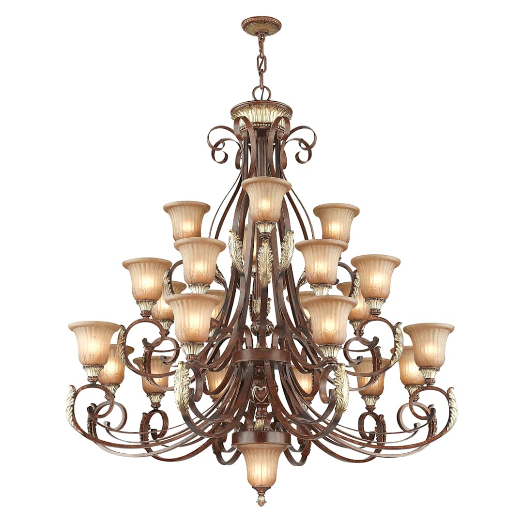 Villa Verona 22 Light 3 Tier Chandelier