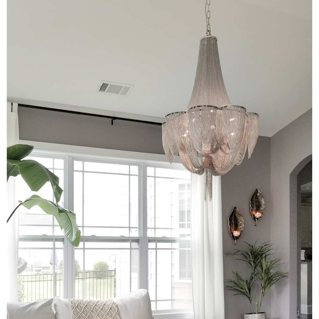 Chantilly 27" Wide 12 Light Chandelier