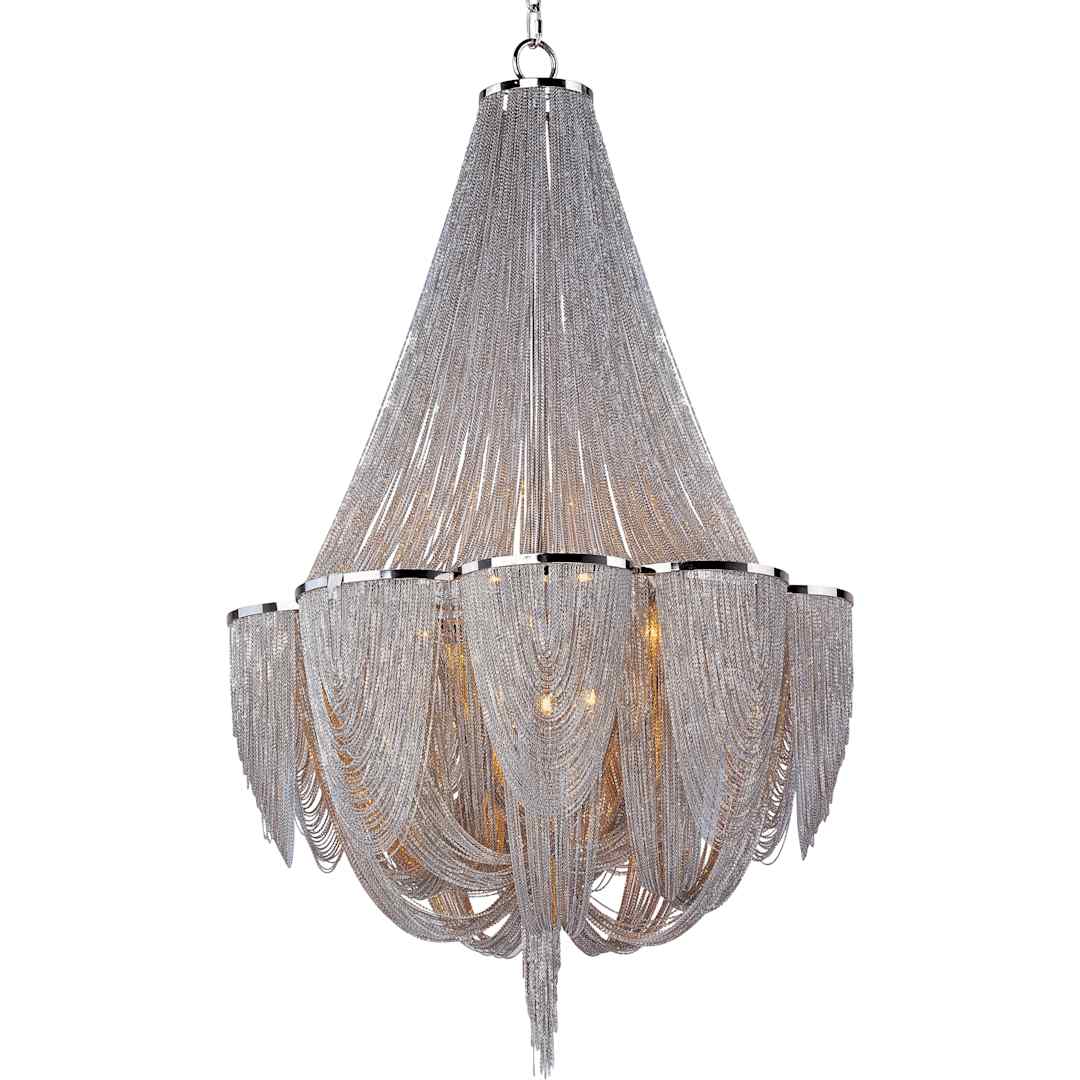 Chantilly 27" Wide 12 Light Chandelier