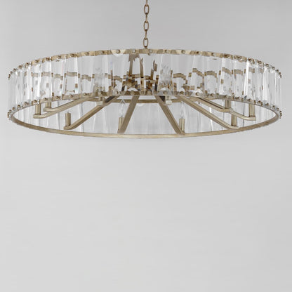 Odeon 10 Light 40" Wide Crystal Drum Chandelier