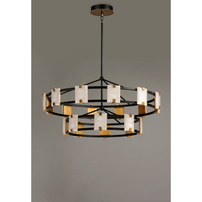 Radiant 2 Light 42" Wide LED Ring Chandelier