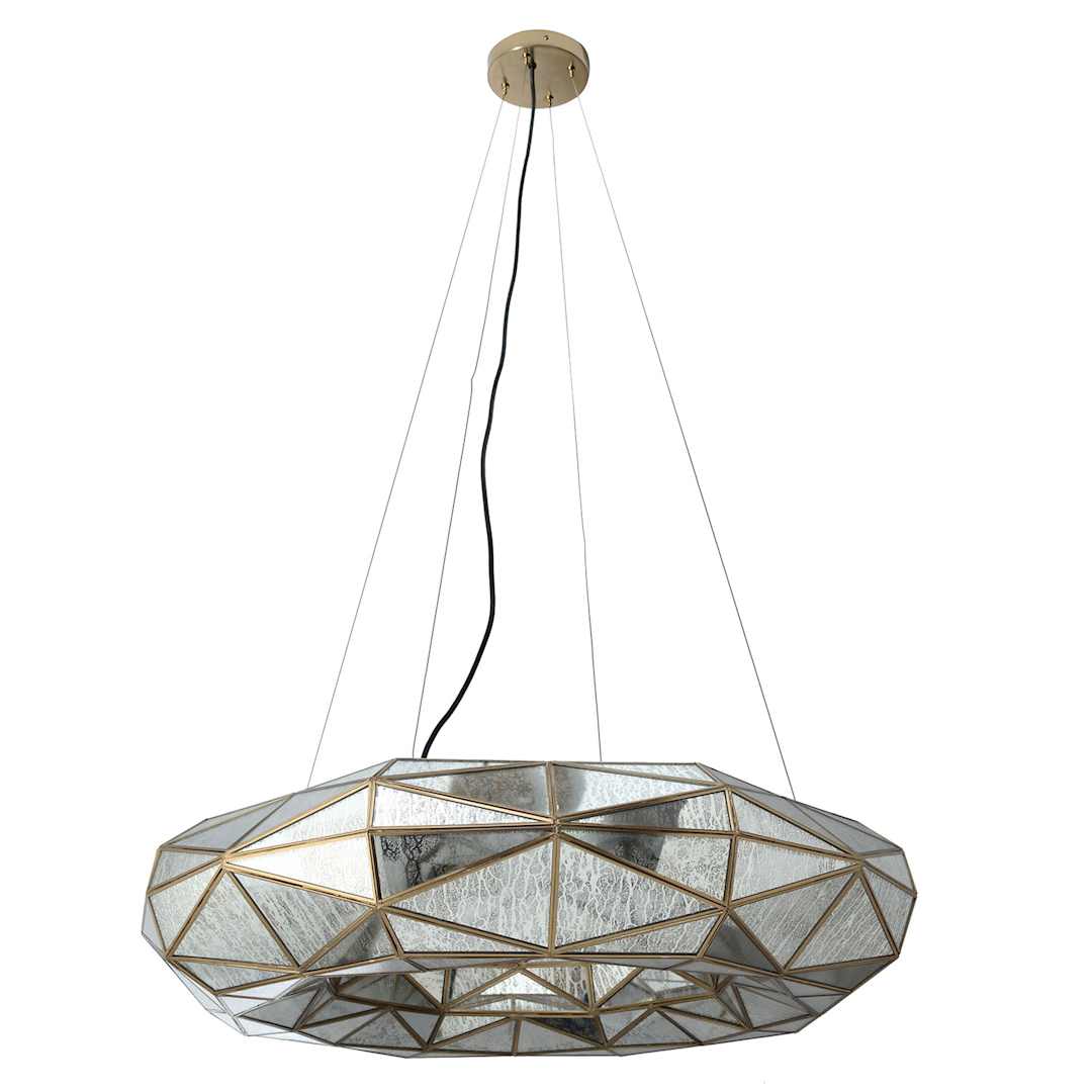 Geo-Gem 8 Light 36" Wide Ring Chandelier