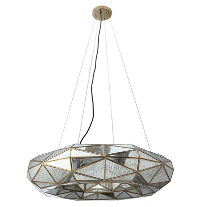 Geo-Gem 8 Light 36" Wide Ring Chandelier