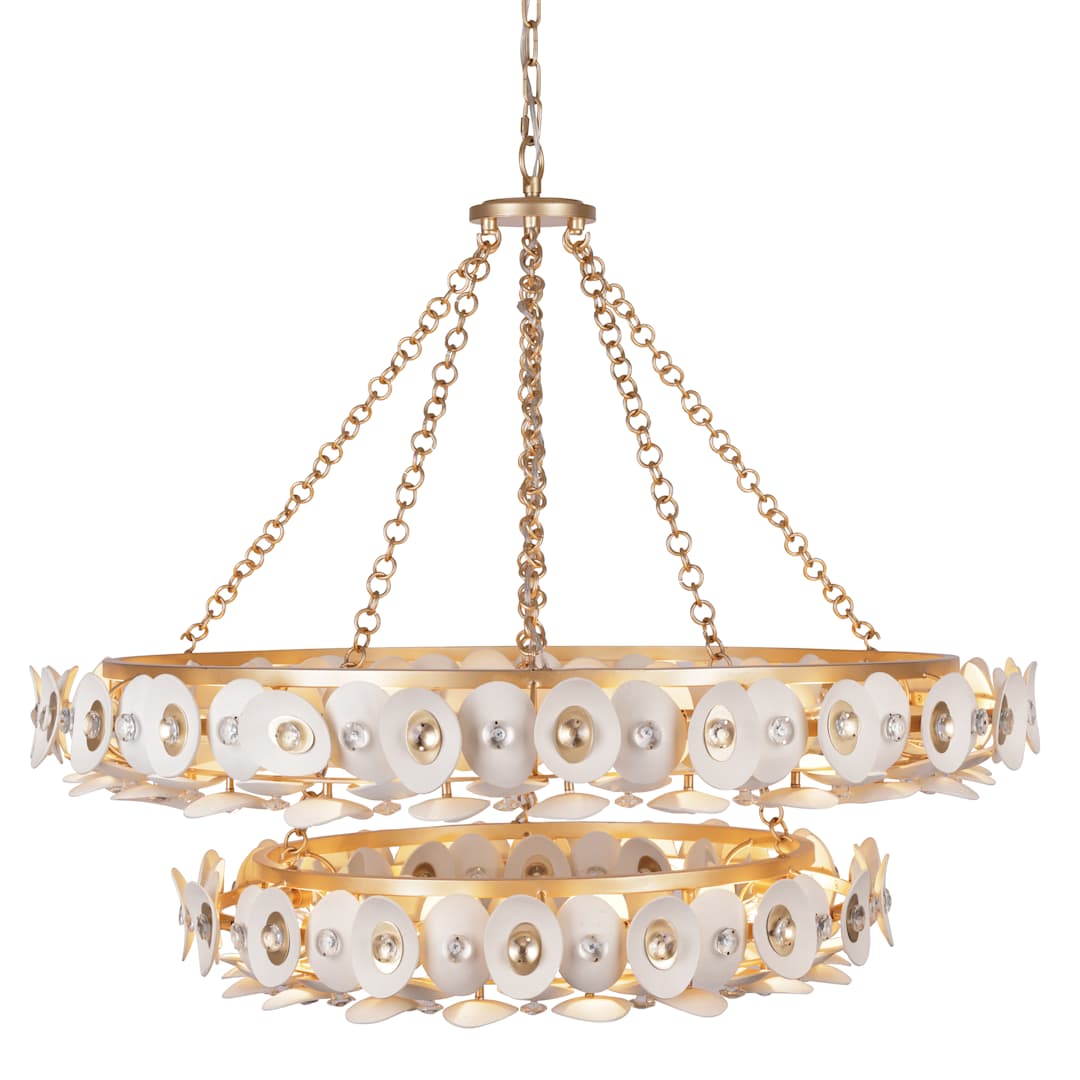 Niu 22 Light 39" Wide Ring Chandelier