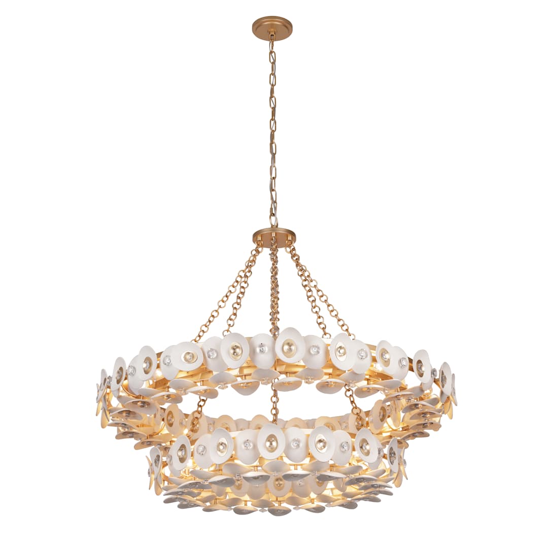 Niu 22 Light 39" Wide Ring Chandelier