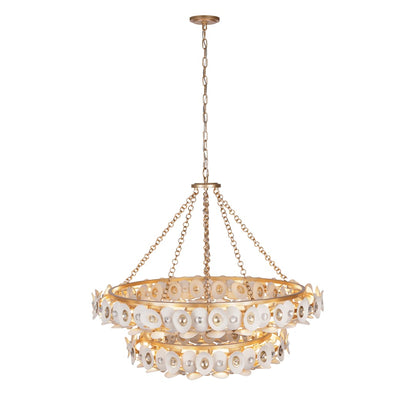 Niu 22 Light 39" Wide Ring Chandelier