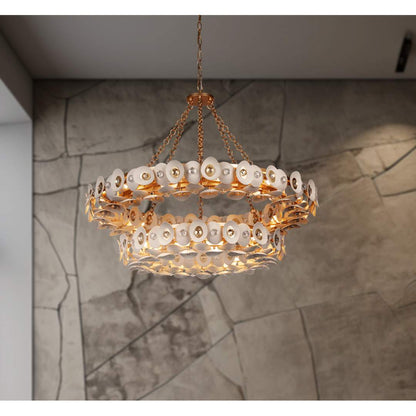 Niu 22 Light 39" Wide Ring Chandelier