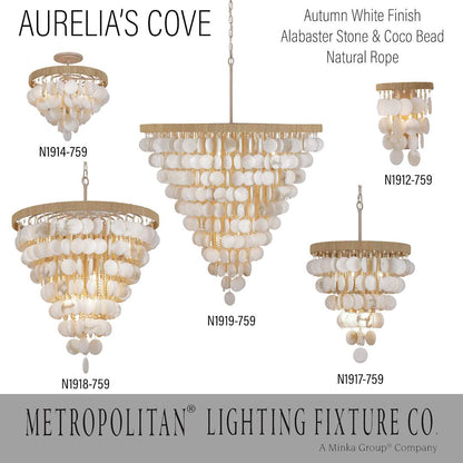Aurelias Cove 15 Light 40" Wide Pendant