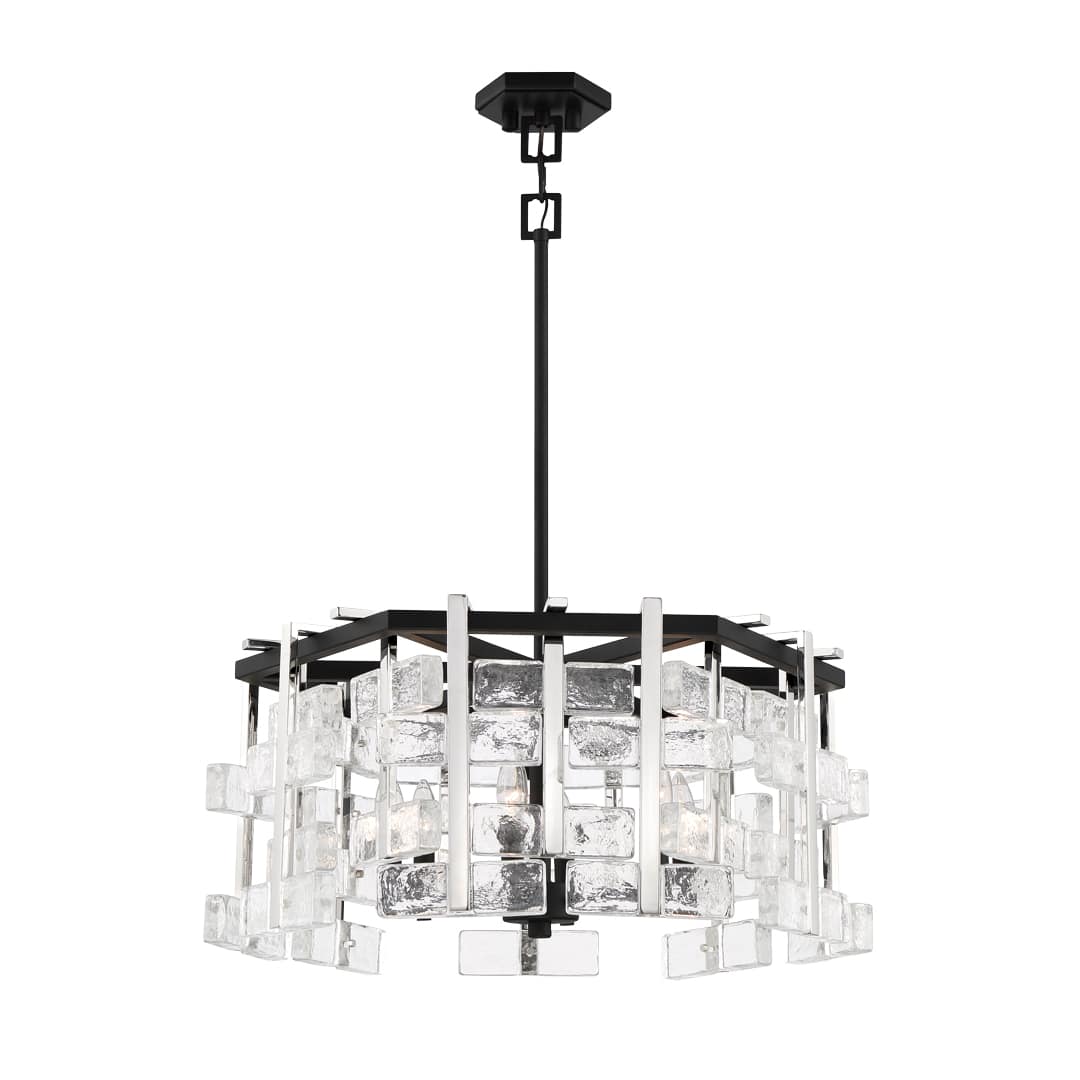 Painesdale 6 Light 28" Wide Abstract Chandelier